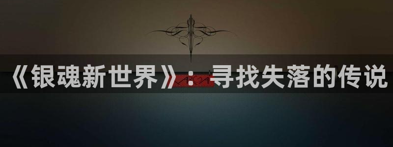 1991动漫：《银魂新世界》：寻找失落的传说